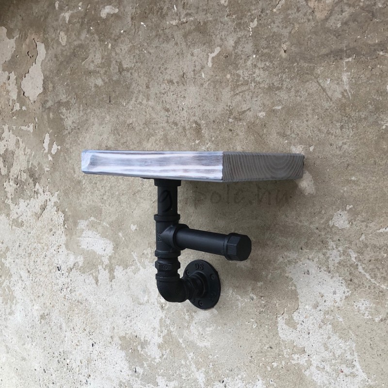 WC-PAPÍR TARTÓ HARANGVIRÁG SZÍNŰ POLCCAL WC-PAPÍR TARTÓ HARANGVIRÁG SZÍNŰ POLCCAL