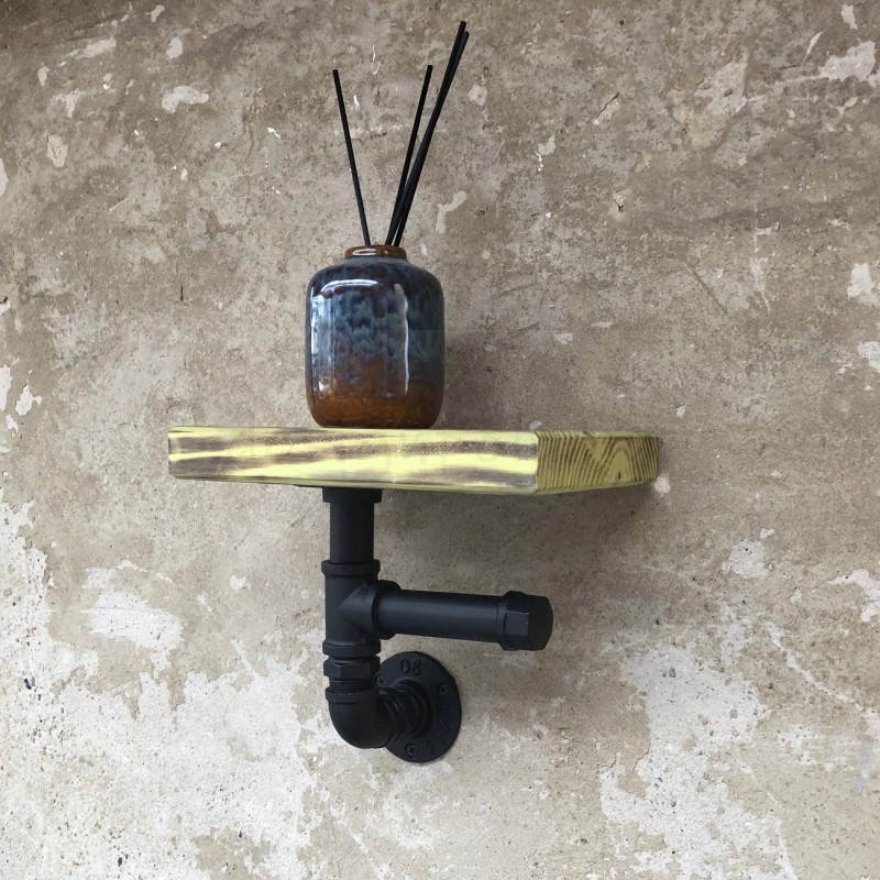 WC-PAPÍR TARTÓ CITROMFŰ SZÍNŰ POLCCAL WC-PAPÍR TARTÓ CITROMFŰ SZÍNŰ POLCCAL