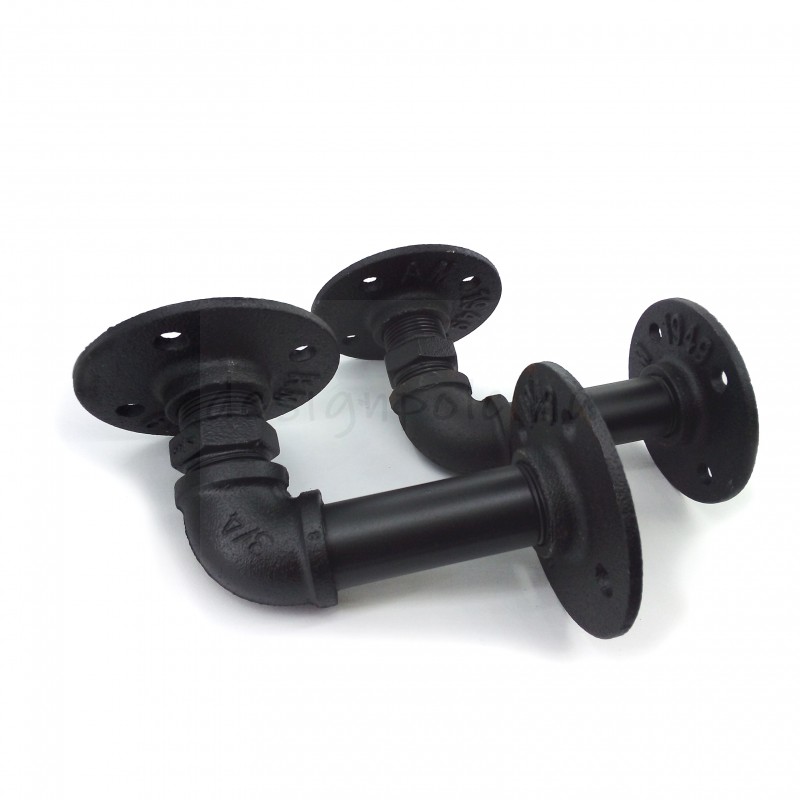 POLC KONZOL PÁR LOFT DESIGN POLCTARÓ 10CM FEKETE FALI POLC KONZOL POLC KONZOL PÁR LOFT DESIGN POLCTARÓ 10CM FEKETE FALI POLC KONZOL