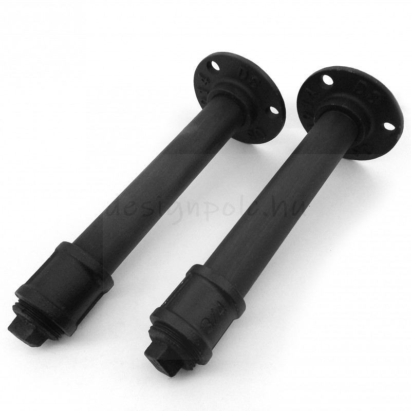 POLCTARTÓ KONZOL PÁR EGYENES 30CM FEKETE FALI POLC KONZOL POLCTARTÓ KONZOL PÁR EGYENES 30CM FEKETE FALI POLC KONZOL