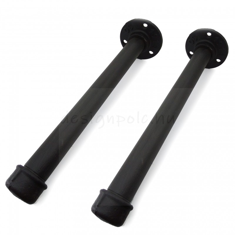 POLCTARTÓ KONZOL PÁR EGYENES 25CM FEKETE FALI POLC KONZOL POLCTARTÓ KONZOL PÁR EGYENES 25CM FEKETE FALI POLC KONZOL