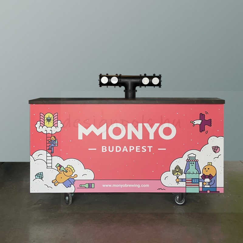 MOBIL SÖRPULT PVCHAB BORÍTÁSSAL 4 KEG 200CM MOBIL SÖRPULT PVCHAB BORÍTÁSSAL 4 KEG 200CM