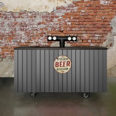 MOBIL SÖRPULT LEMEZ BORÍTÁSSAL 4 KEG 200CM MOBIL SÖRPULTOK